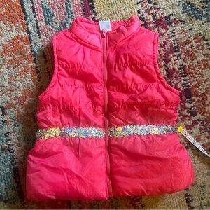 Kids toddler pink vest size 3T